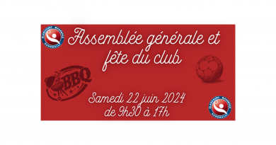 22 juin : Assemblée Générale et Fête du Club